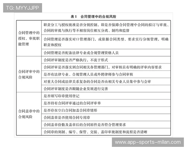 体育法务服务兴起，合同风险管理专业化